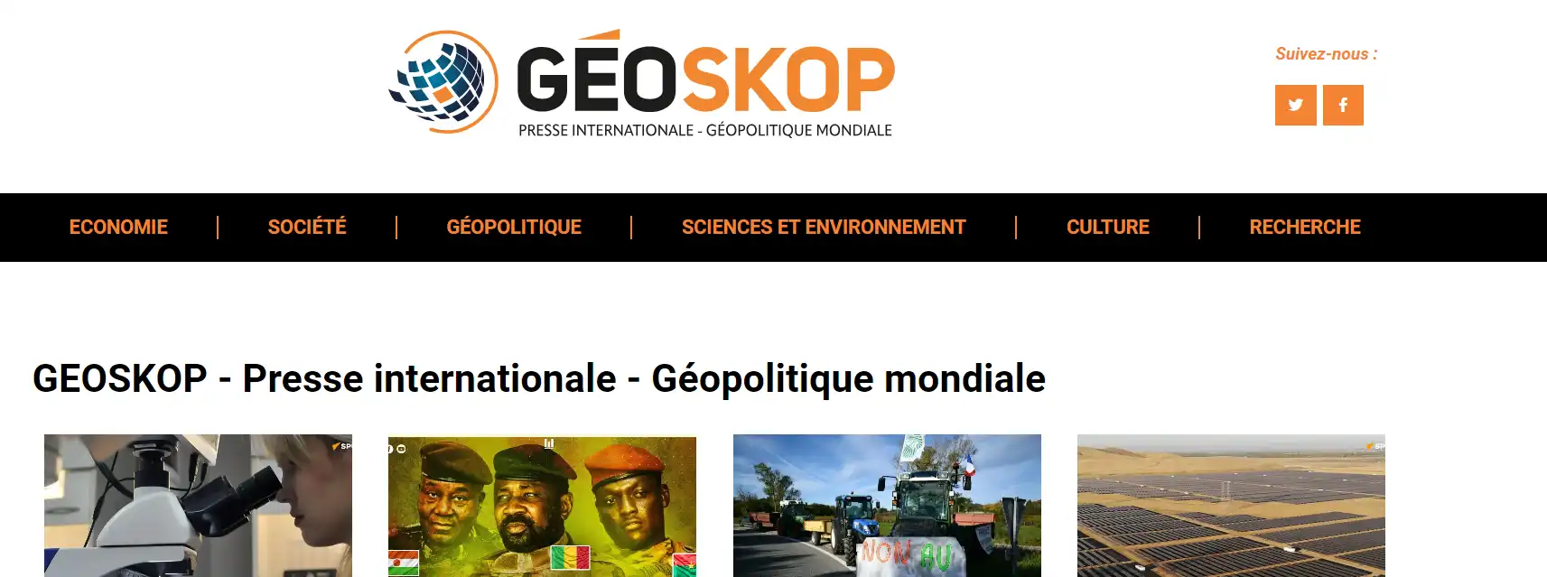 geoskop presse internationale